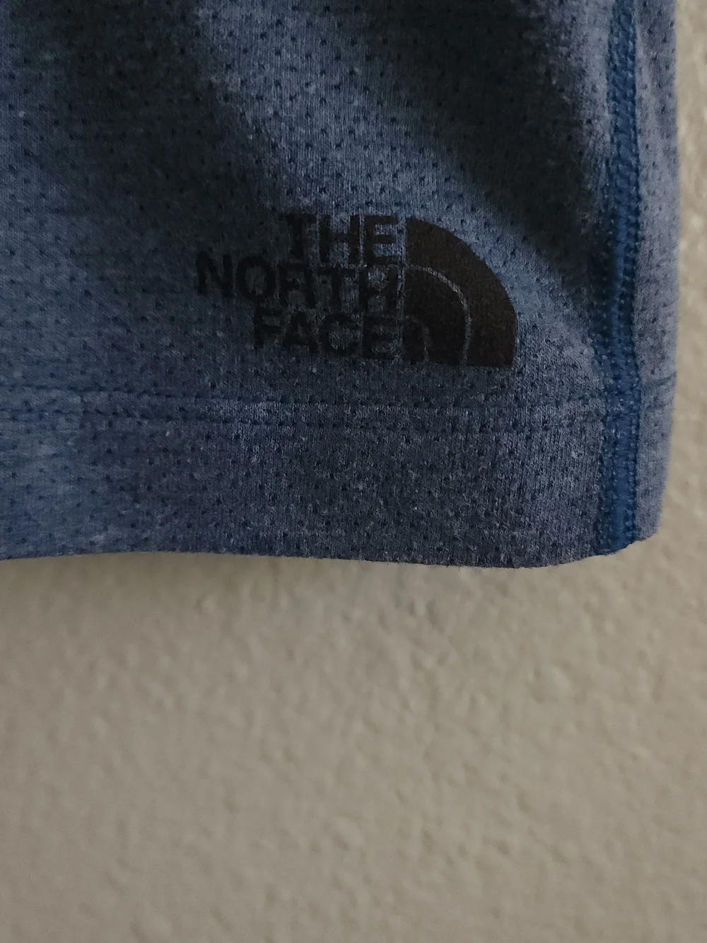 The North Face FlashDry Men's Short Sleeve Hiking Gym Shirt XL Blue